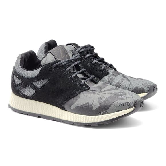 Z Zegna Casual Camouflage Racer Sneakers in Gray 7 main image 5